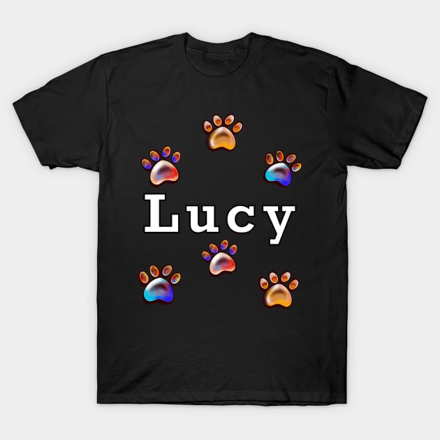 The best personalised dog gifts 2022 - Lucy name T-Shirt by Artonmytee